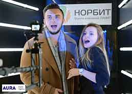 Современные фотозоны на празднике крупнейшей IT-компании
