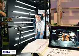 Современные фотозоны на празднике крупнейшей IT-компании