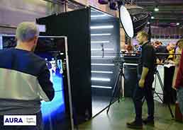 Современные фотозоны на празднике крупнейшей IT-компании