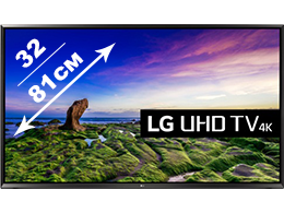 Аренда плазменной панели 32 дюйма (81 см) LG - Samsung 4К